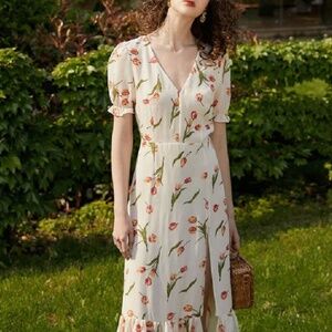 Reformation 'Nantes' Dress in Bianca (NWT)